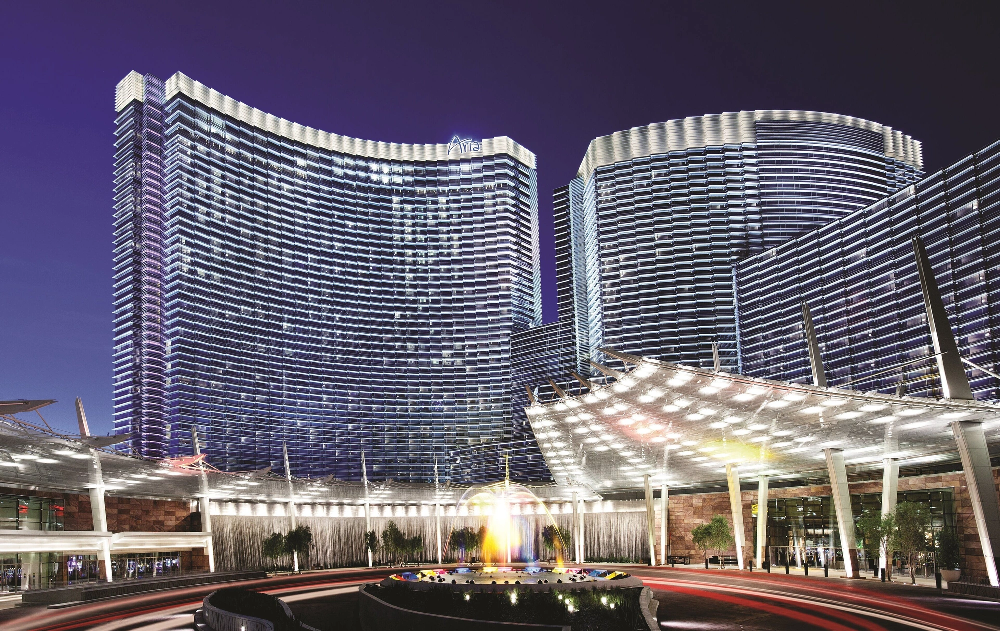 Water features at ARIA