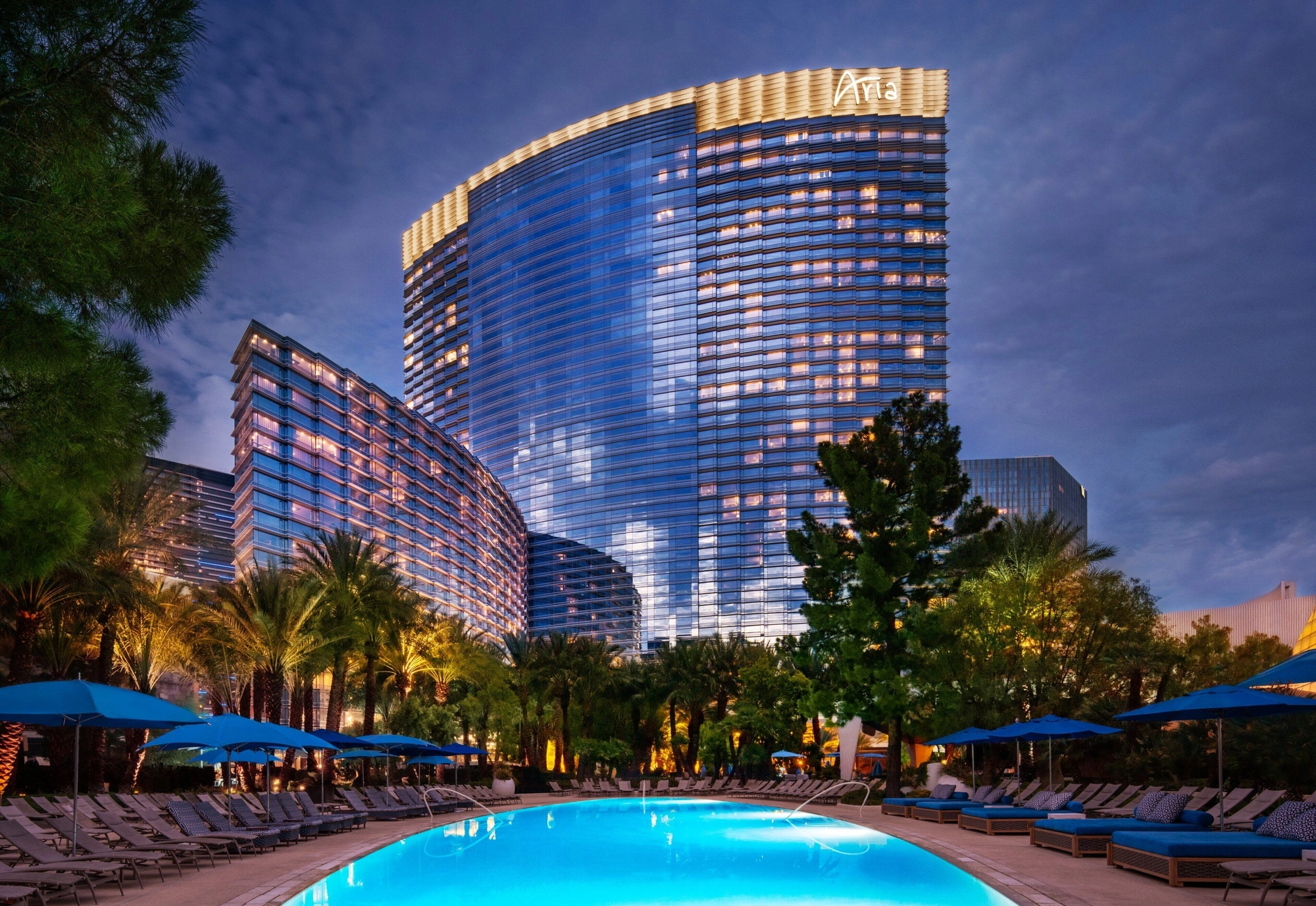 Water features at ARIA