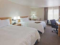 2 Double Beds – Larger Room