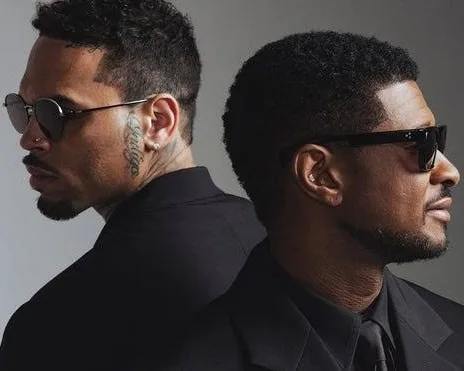 Usher and Chris Brown poster