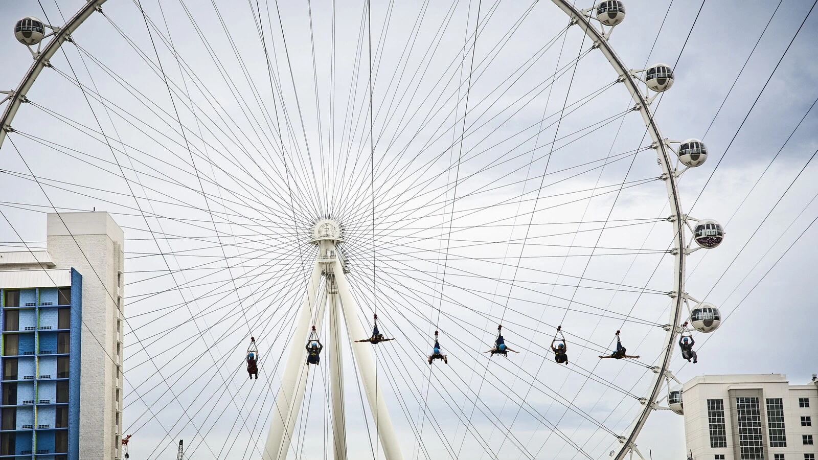 Fly LINQ Zipline on the Las Vegas Strip