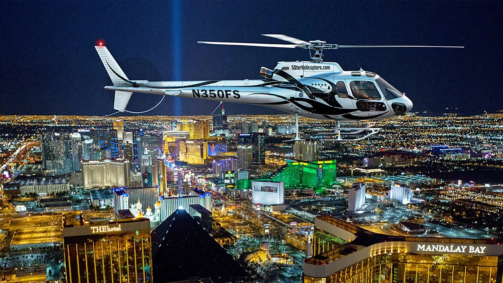 Strip Highlights Night Flight photo